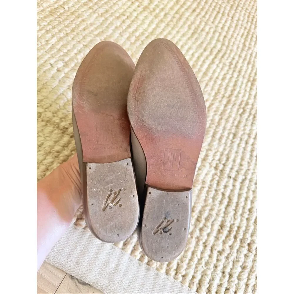 Nike Air Gray Leather Mary Jane Flats Buckle Shoes Women’s US 7 Made in Brazil